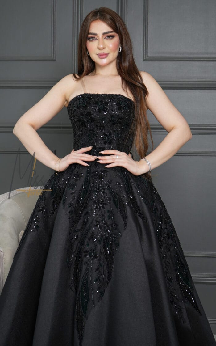 فستان سهرة اسود