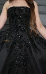 فستان سهرة اسود