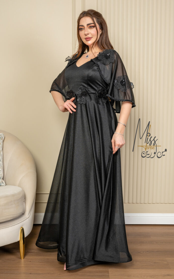 فستان سهرة اسود